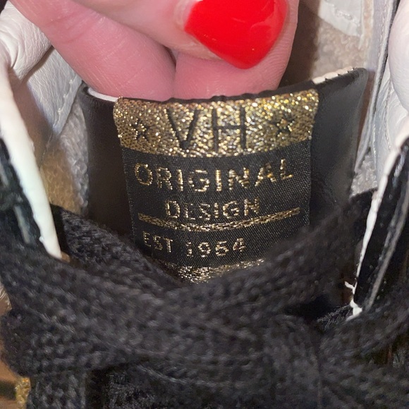 Vintage Havana black/leopard print hightop sneaker sz 9 women’s - Picture 8 of 12